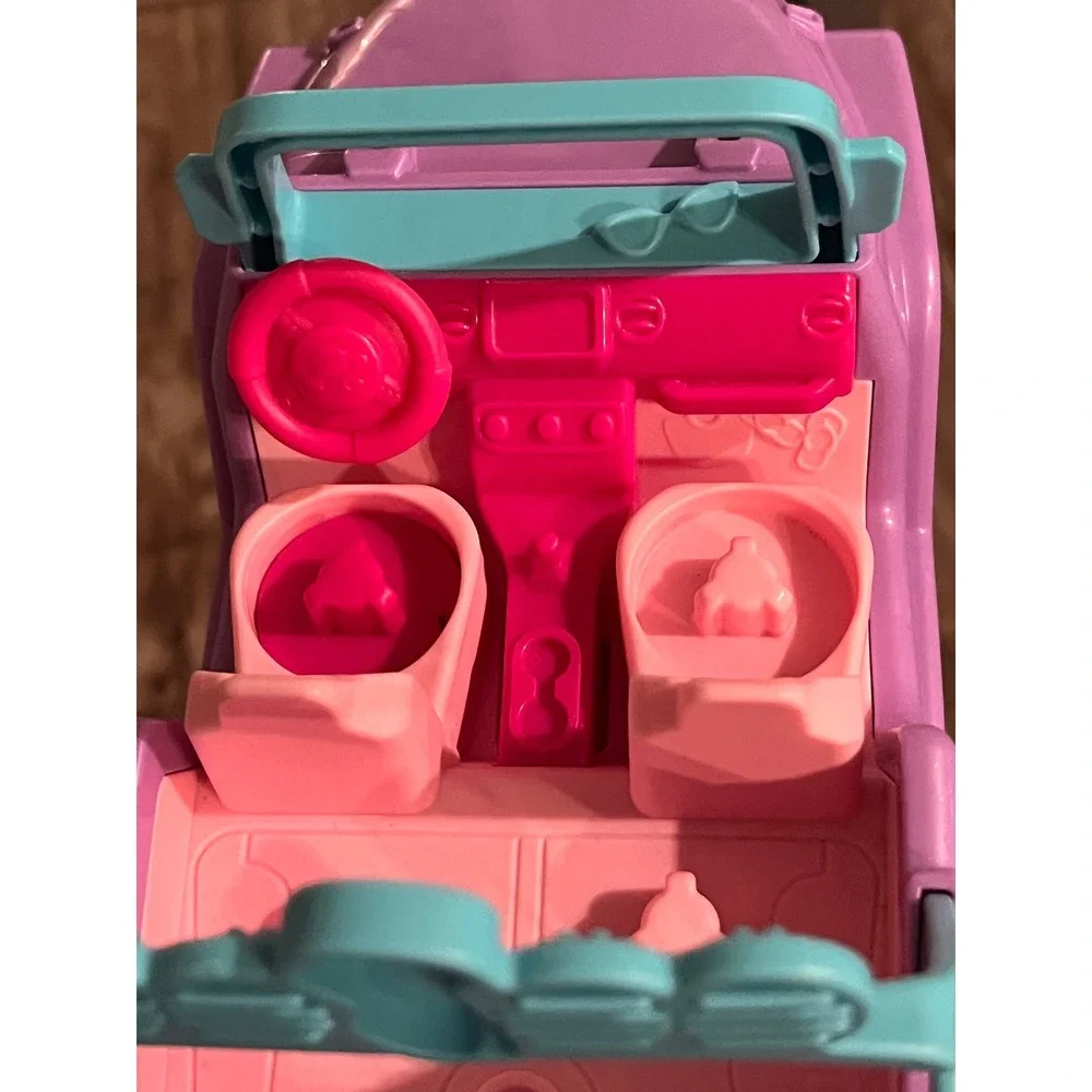 2023 Mattel Barbie Little People Beach Cruiser Jeep Purple Pink With Sounds‎